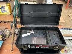 Plano tacklebox, small tackle box, fishing rods