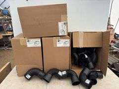 Qty of 3” x 90 Rigid black elbows