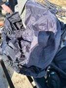 2 ATV covers, ATV bag w/tow ropes