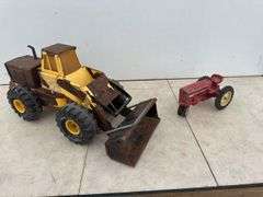 Tonka steel loader, International tractor