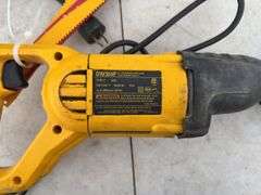 Makita 120V reciprocating saw - missing foot, Dewalt reciprocating saw - works