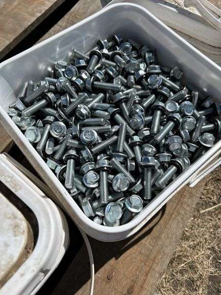 1 pail bin bolts - 3/8"x1 1/2"