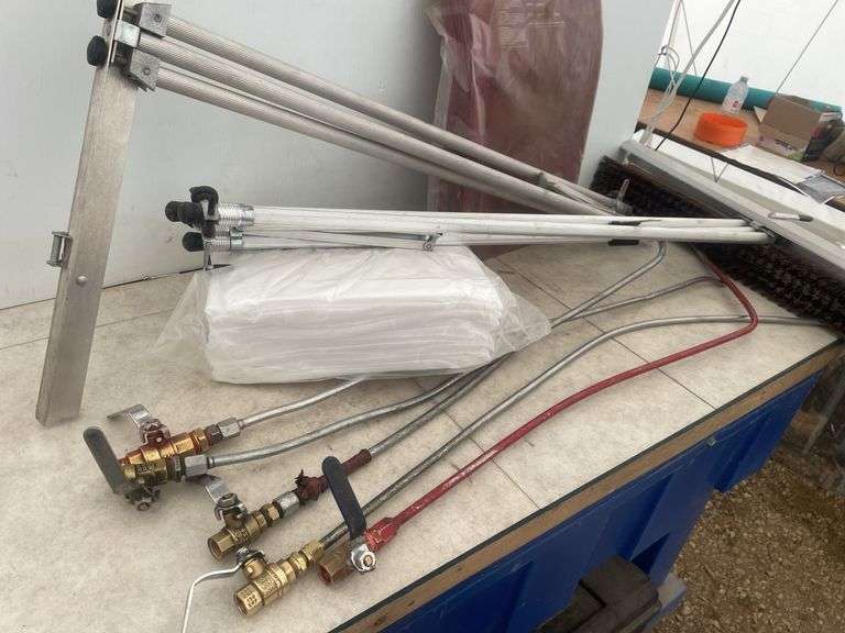 Welding curtians, blow guns, pushbroom head - no handle, etc.