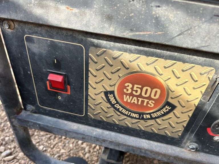 P3-Power 3500 watt generator- runs