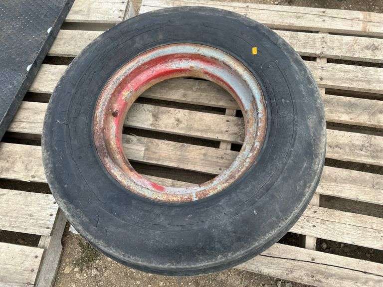 1 implement tire and rim - 7.50-18  6 ply