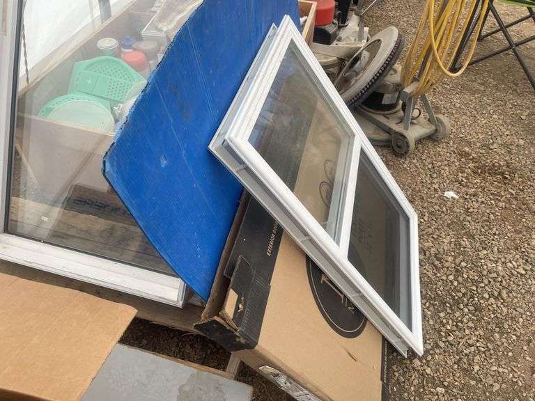 22" x 36"  door glass insert with screen