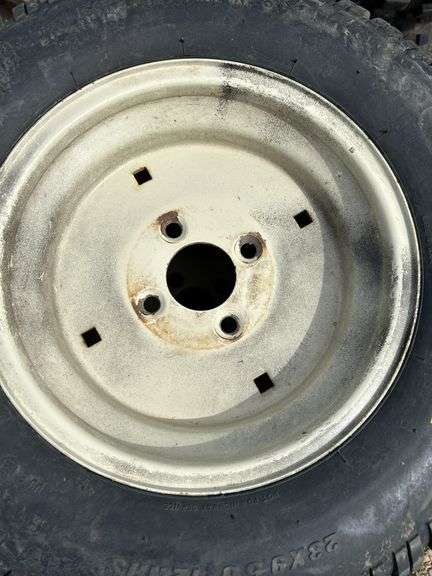 2 yard tractor tires and rims  - 23x9.50-12NHS  Cub Cadet