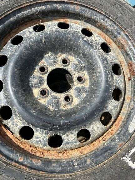 4 tires/rims -205/55R16 fits Civics etc. rim pattern - 5x114.3