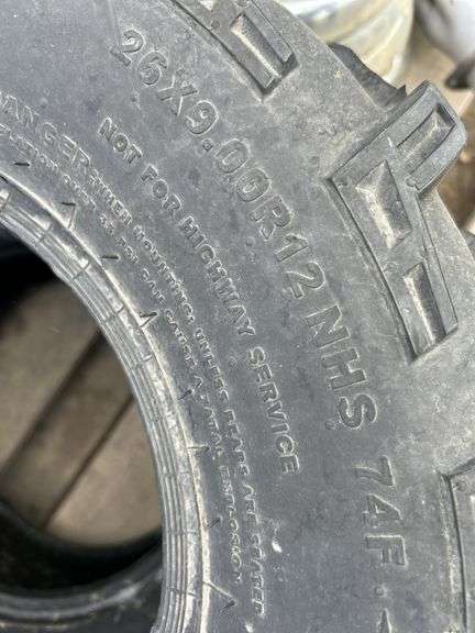 2 Polaris tires - 26X9.00R12