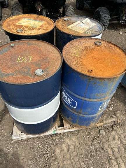 4 steel drums
