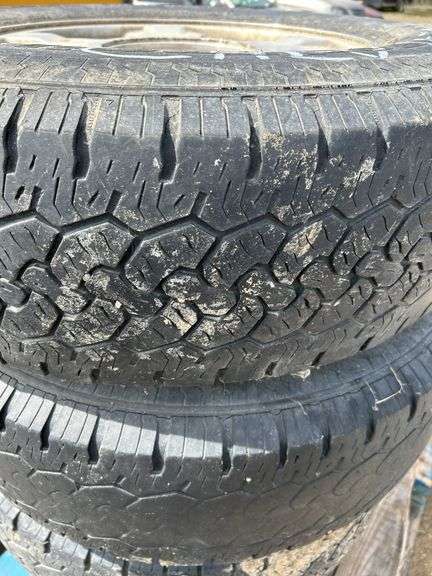 4 tires/rims for Chevy 1/2 ton - LT245/75R17