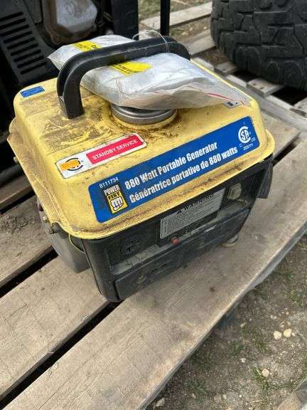 Powerfist 880W generator - owner says runs