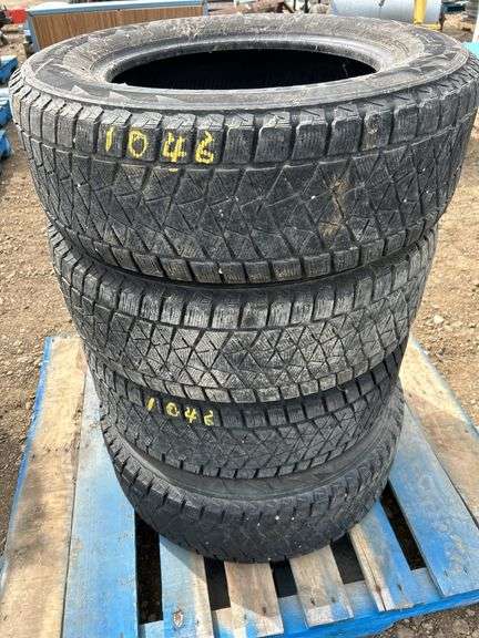 4 Bridgestone Blizzak tires- 235/65R17