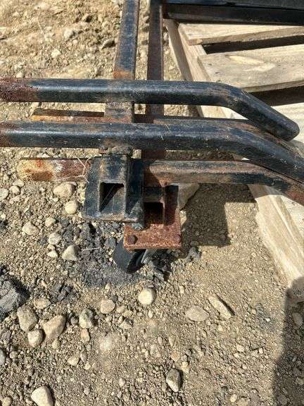 2 custom rolling carts -used to move snowmobiles on cement