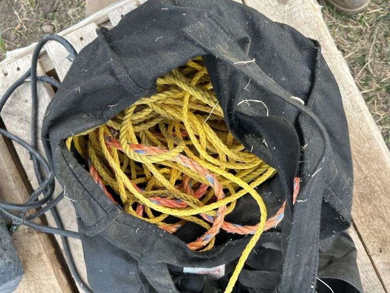 Bug zapper, extension cord, tool pouch, fuel hose etc
