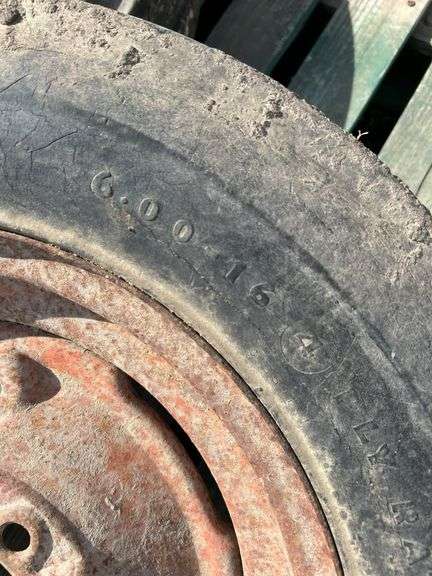 2 implement tires - 6.00-16