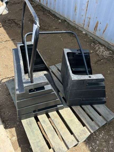 Pair of Koender dog sleigh steps
