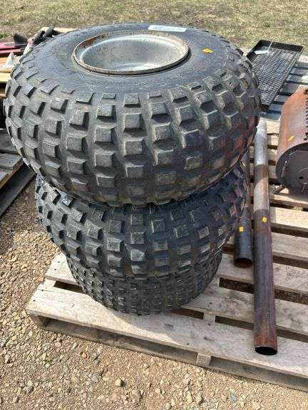 3 of 22x11.00-8 tires/rims from Yamaha Tri-Moto