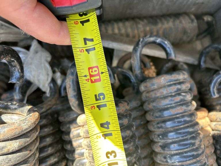 Crate of heavy duty Bourgault springs