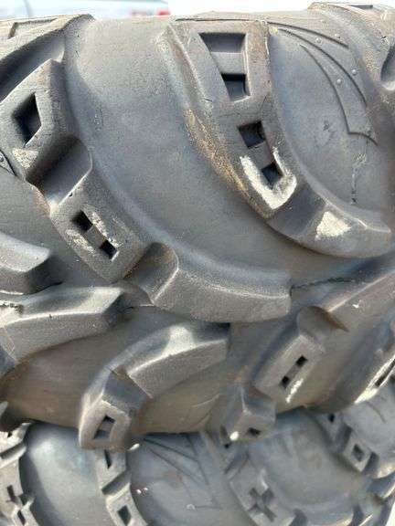 4 ATV tires - 2 - AT26x10-14 & 2 - AT26x8-14