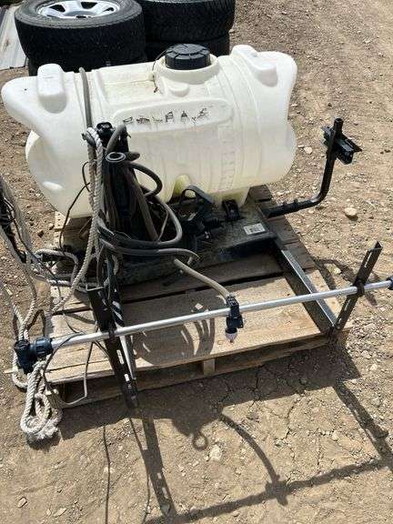 Polaris 60gal ATV yard sprayer -  condition unknown