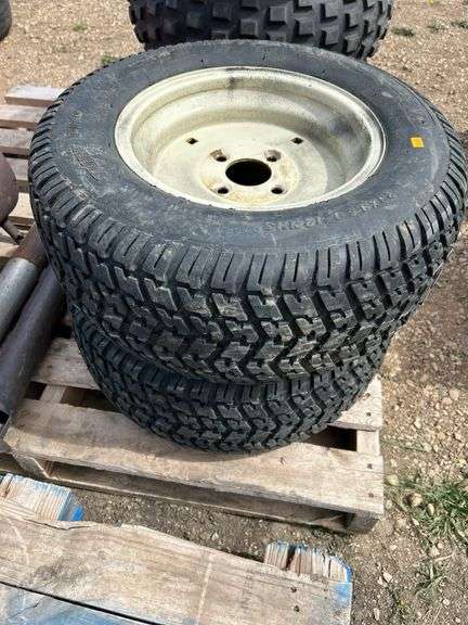 2 yard tractor tires and rims  - 23x9.50-12NHS  Cub Cadet