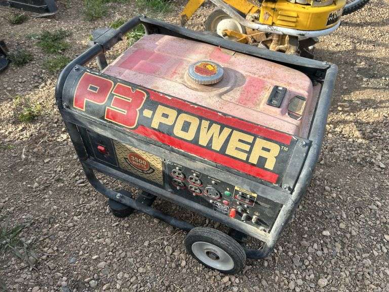 P3-Power 3500 watt generator- runs