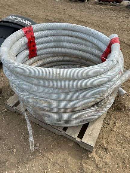 Pallet of 3" air seeder hose