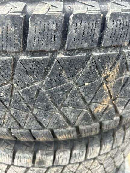 4 Bridgestone Blizzak tires- 235/65R17