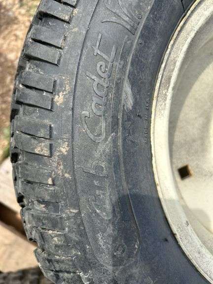 2 yard tractor tires and rims  - 23x9.50-12NHS  Cub Cadet