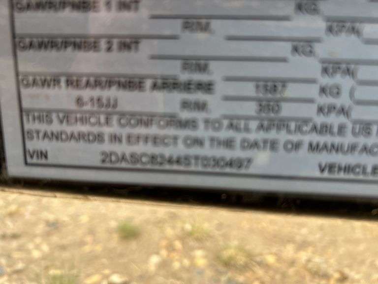 2025 Double A 24' tandem 3500lb axles