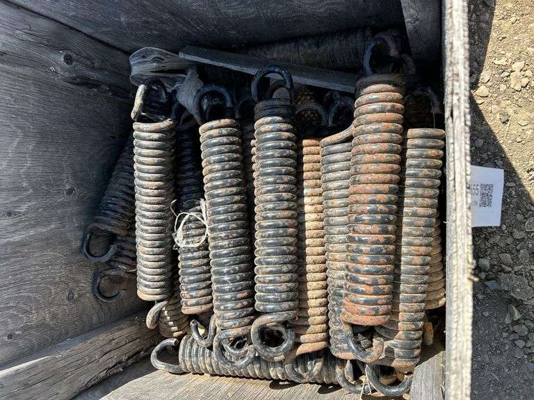 Crate of heavy duty Bourgault springs