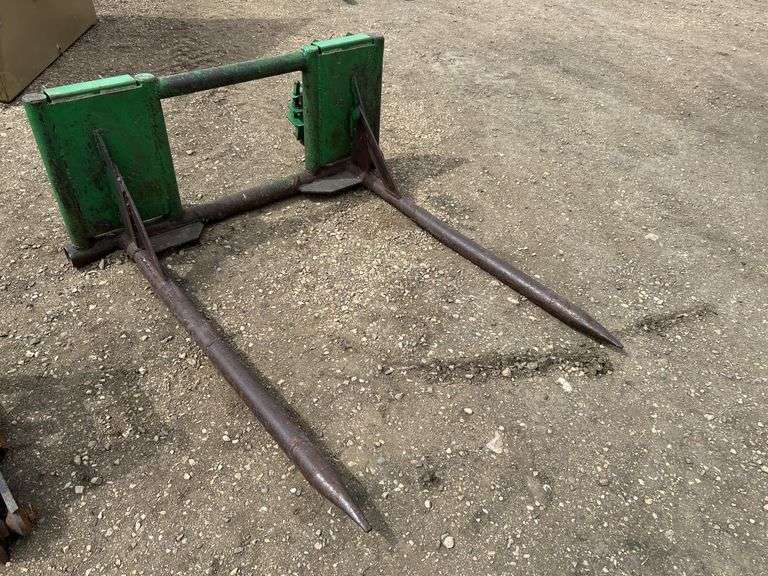 John Deere 720 bale fork - quick attach