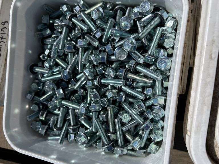 1 pail bin bolts - 3/8"x1 1/2"