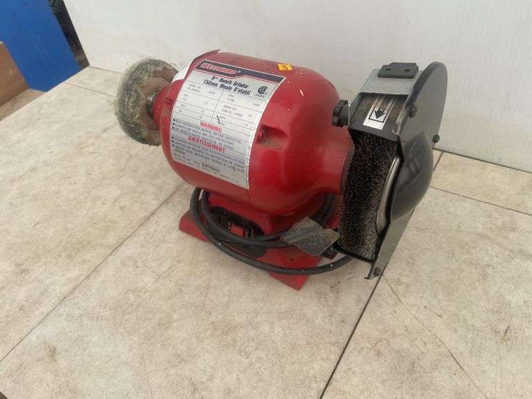 6" Westward bench grinder good working condition