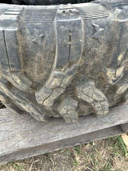 4 quad tires - 2- 27x9.00R14 and 2  - 27x11.00R14