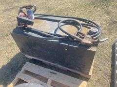 100gal Slip tank c/w Fil-Rite 15gpm pump