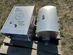 Small propane BBQ and smoker