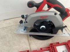 6 1/2" Milwaukee cordless saw unused, comes with some Milwaukee impact screwdriver bits