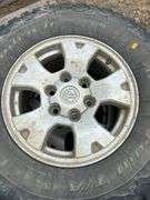 4 tires/rims off of Toyota is very poor condition- LT245/75R16
