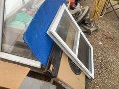 22" x 36"  door glass insert with screen