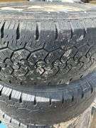 4 tires/rims for Chevy 1/2 ton - LT245/75R17