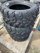 4 ATV tires - 2 - AT26x10-14 & 2 - AT26x8-14