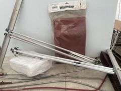 Welding curtians, blow guns, pushbroom head - no handle, etc.