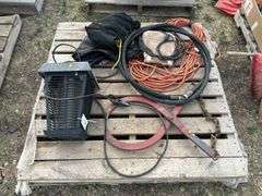 Bug zapper, extension cord, tool pouch, fuel hose etc