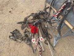 Set of pony team harness