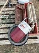 Canner, cooler, planters and yard decor