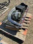 Battery box, 9'x14' camo tarp, quantity of fender trims