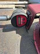 Work bench/oil reservoir - 36"x36"x72"  with hose reel and metering gun- condition unknown