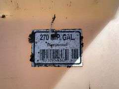 OFFSITE TWAY: 270IMP gal Poly Tank